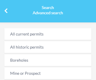 search panel