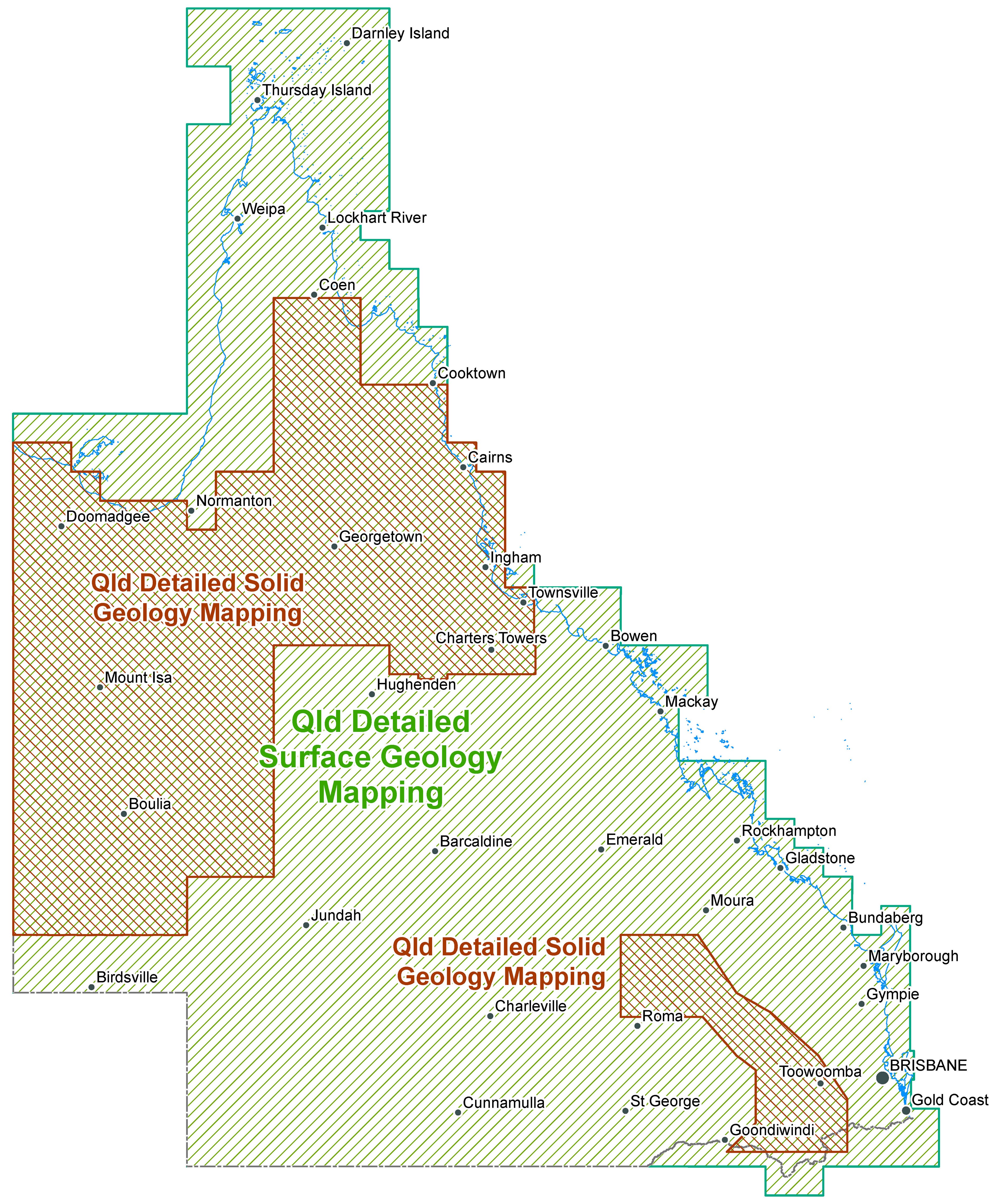 Detailed geology data index