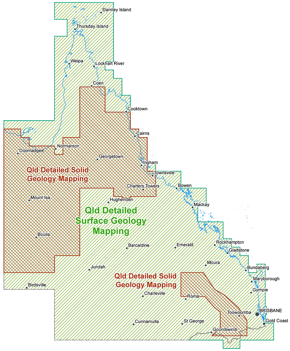 Detailed geology data index