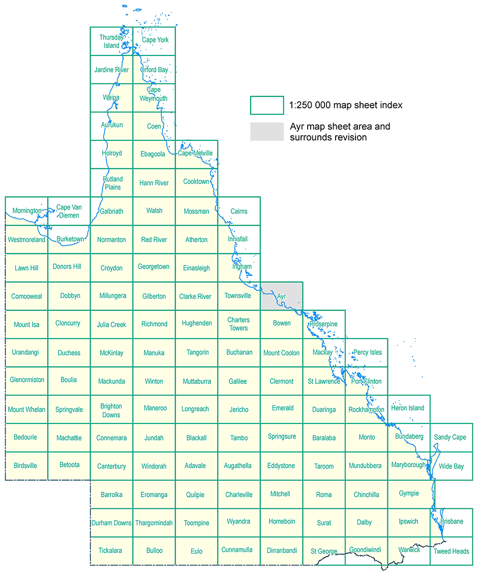 Detailed geology data index